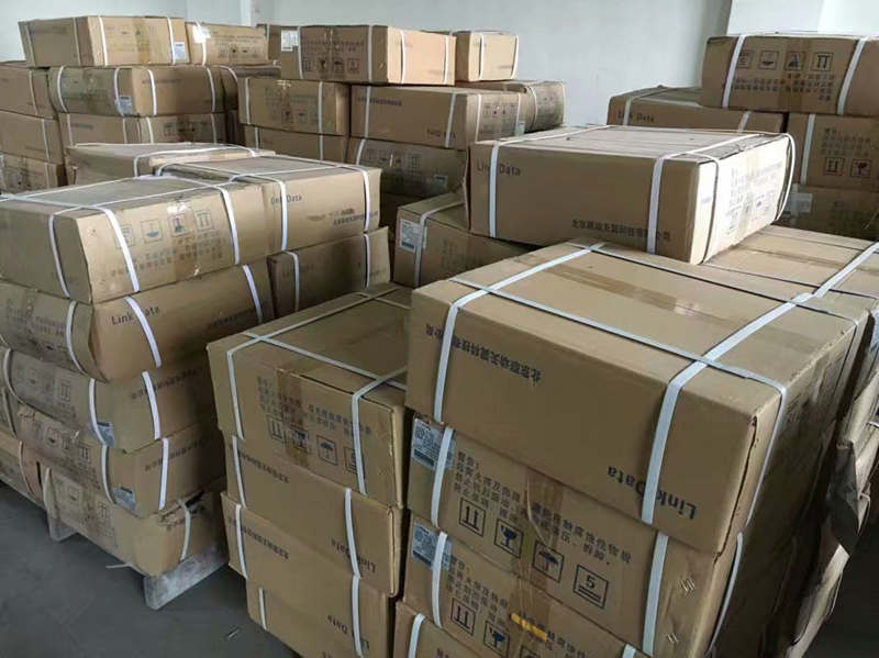 回收某客戶電池現場